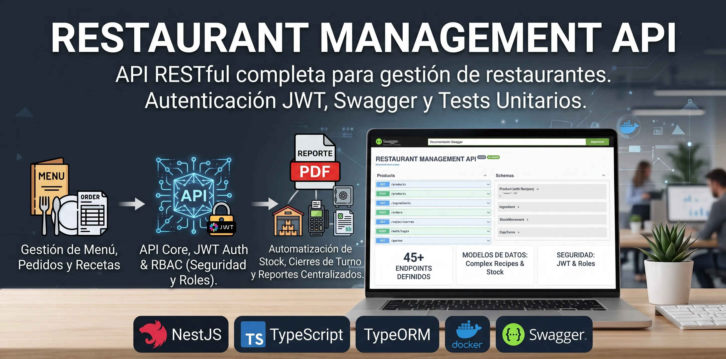 Vista previa de Restaurant Management API